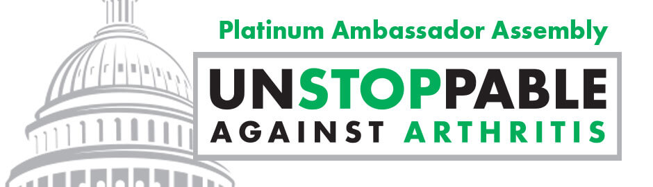 arthritis foundation platinum ambassador assembly
